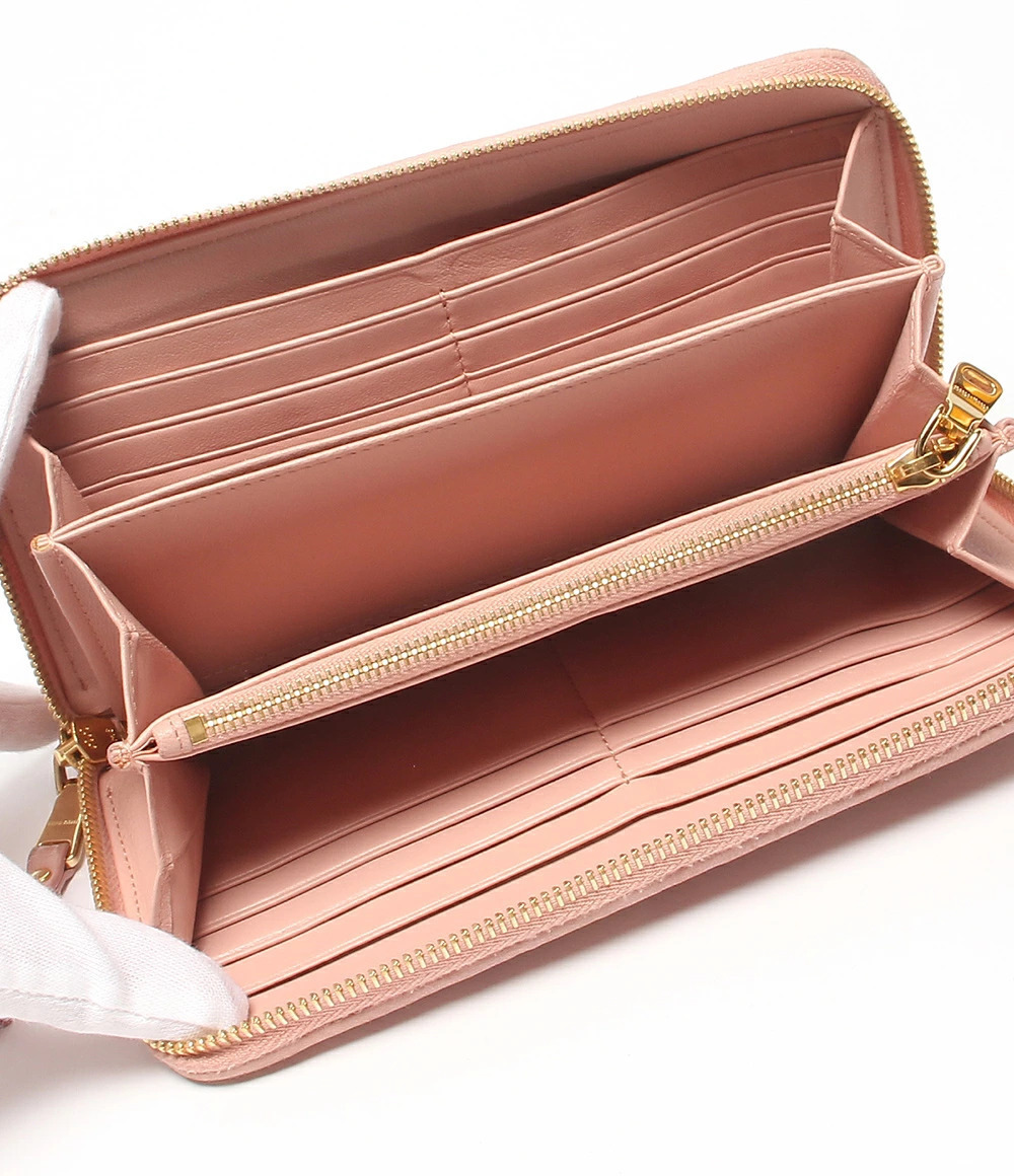 Miu Miu Round Wallet Zip Long